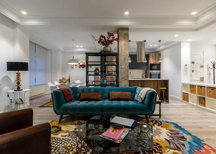110 M2 Central Apartment In Abando Close To Guggenheim With Parking