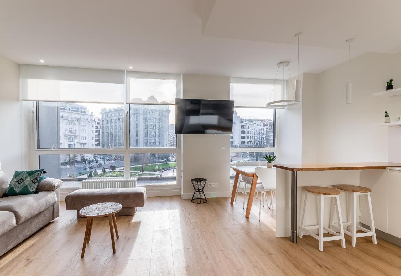 Nuevo Y Luminoso En Plaza Moyua Apartamento Bilbao