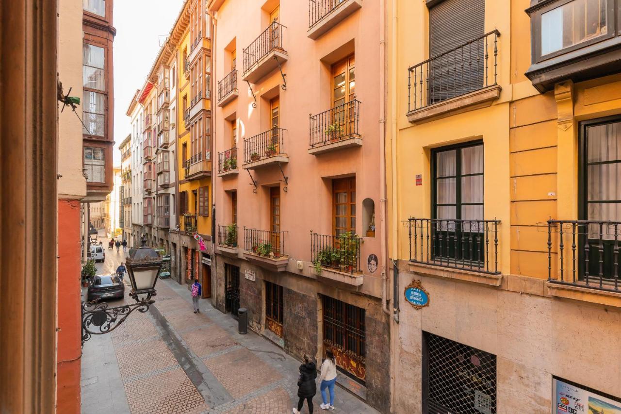 Ronda Street In The Heart Of Old Town Bilbao