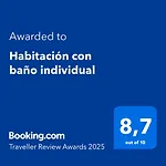 Habitación con baño individual