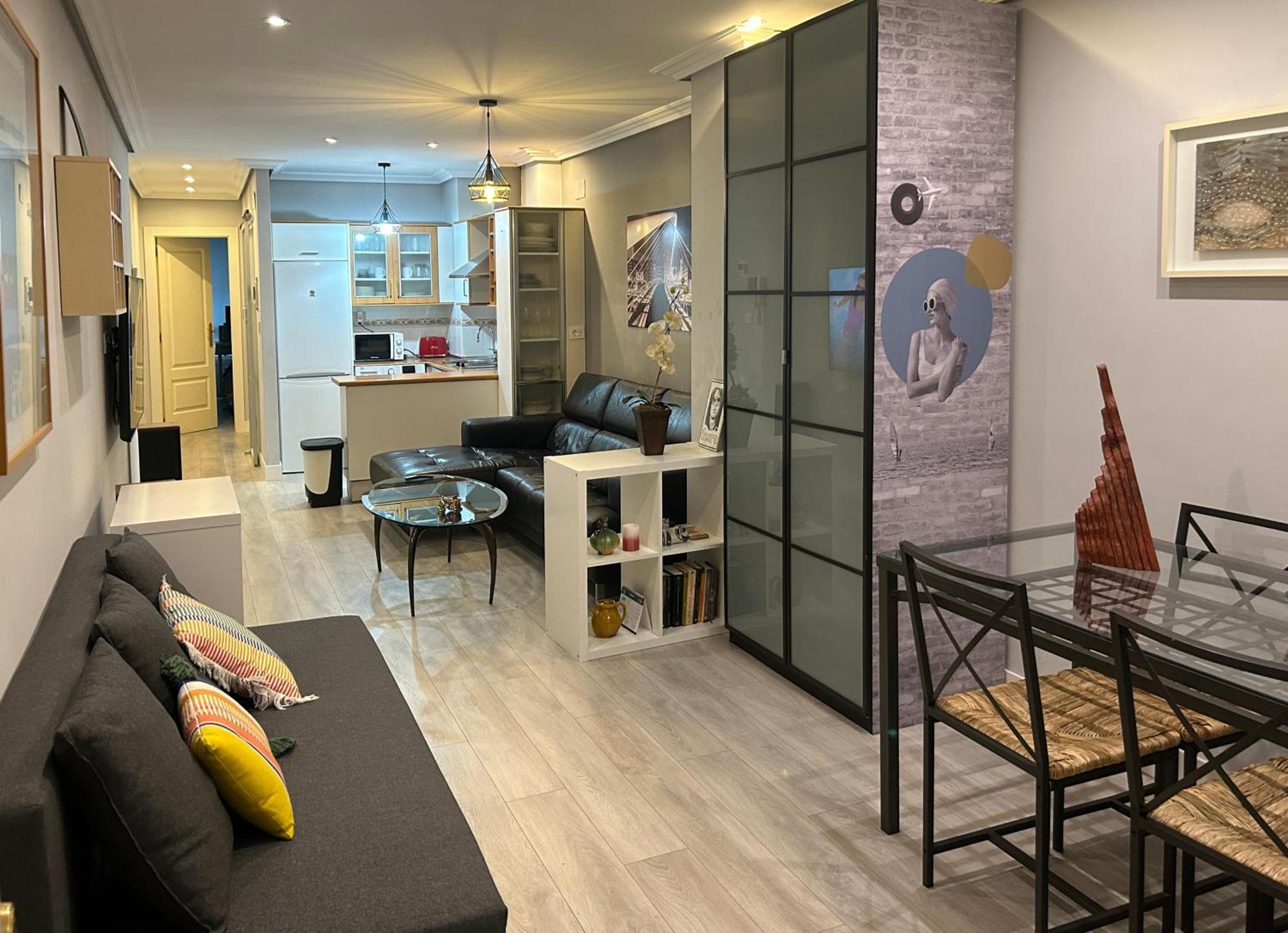 Apartamento Frente Al Guggenheim. Urbanizacion De Lujo En El Centro Bilbao