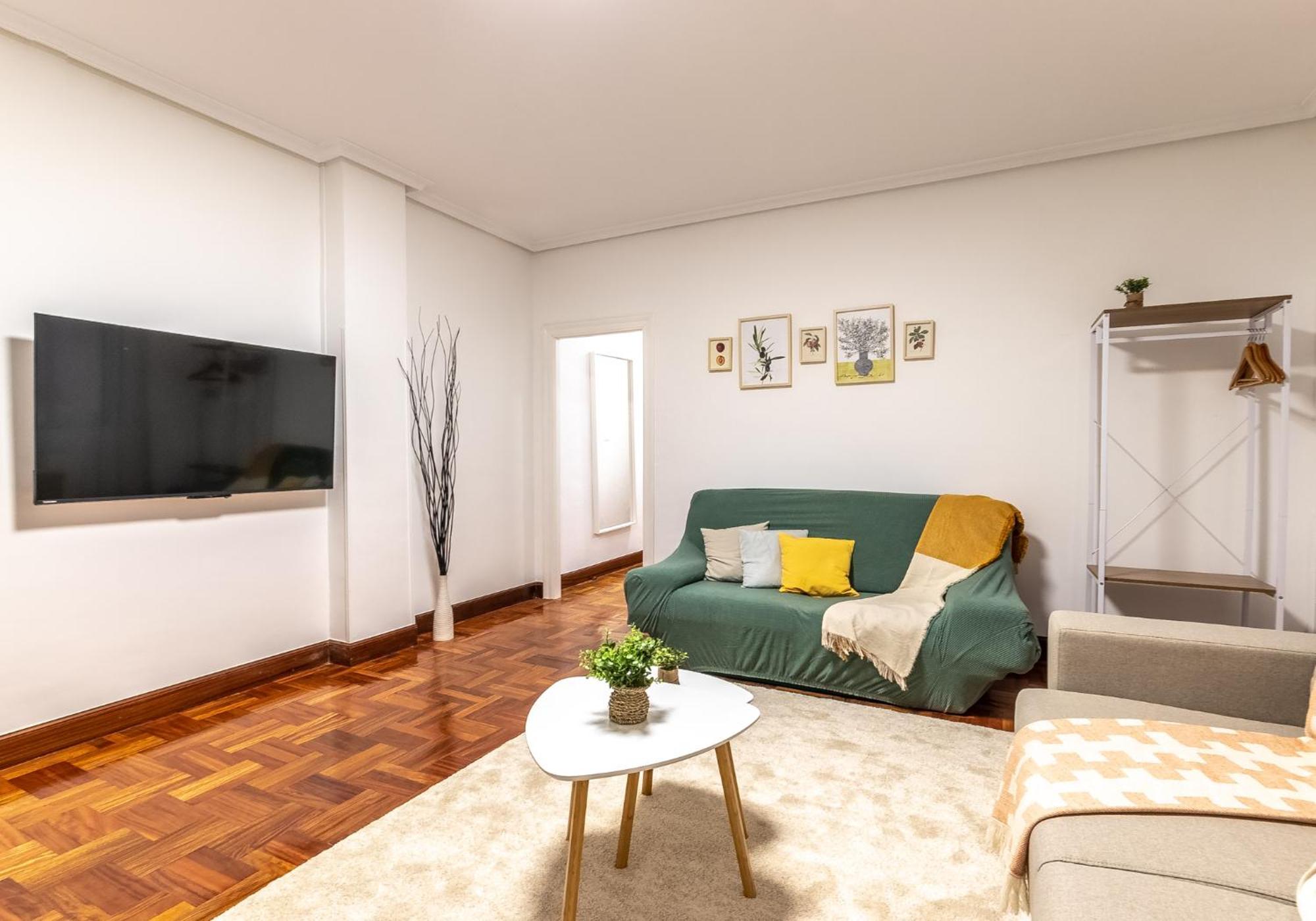 Apartamento 1 Parada Al Casco Viejo, 1 Min En Metro - Santutxu Bilbao